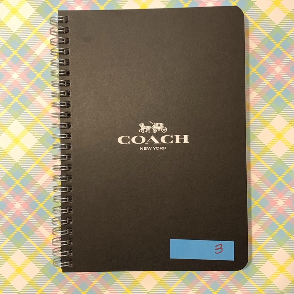 Coach Spiral Notebook Refill 6x8